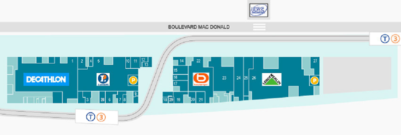 Plan du centre